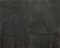 RECLINING COLONEL AND KAALPURUSH